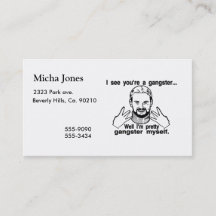 Hübscher Gangster selbst