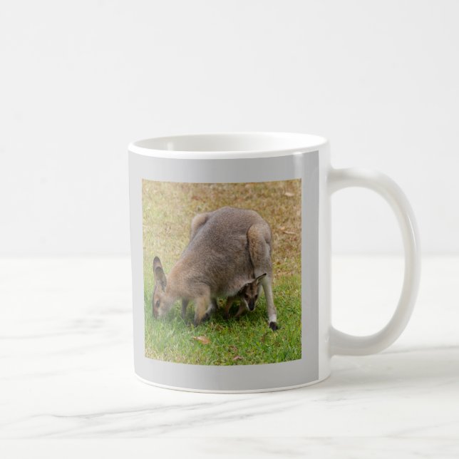 Hübscher gegenübergestellter Wallaby Kaffeetasse (Rechts)