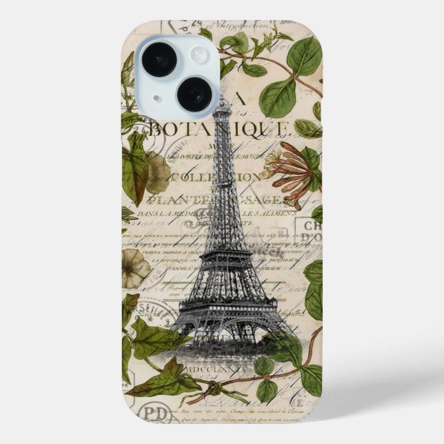 hübscher, geistlicher Liebe-Paris-Eiffelturm Case-Mate iPhone Hülle (Rückseite)