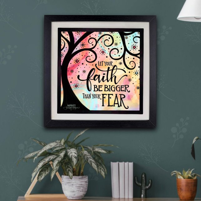 Hübscher Glaube an den "Fear Quote Tree" Poster (Von Creator hochgeladen)