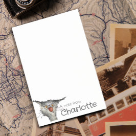 Hübscher Graue Cartoon Post-it Klebezettel