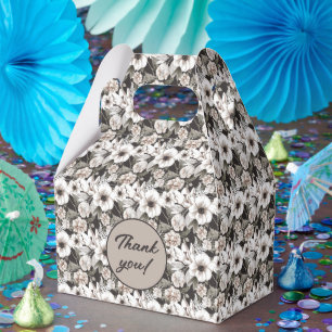 Hübscher grauer und brauner Jeder Anlass Geschenkschachtel