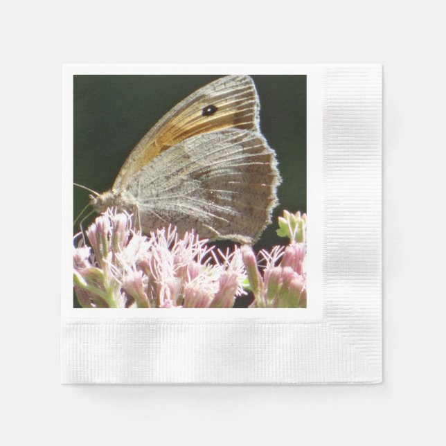 Hübscher Großschmetterling Serviette (Vorderseite)