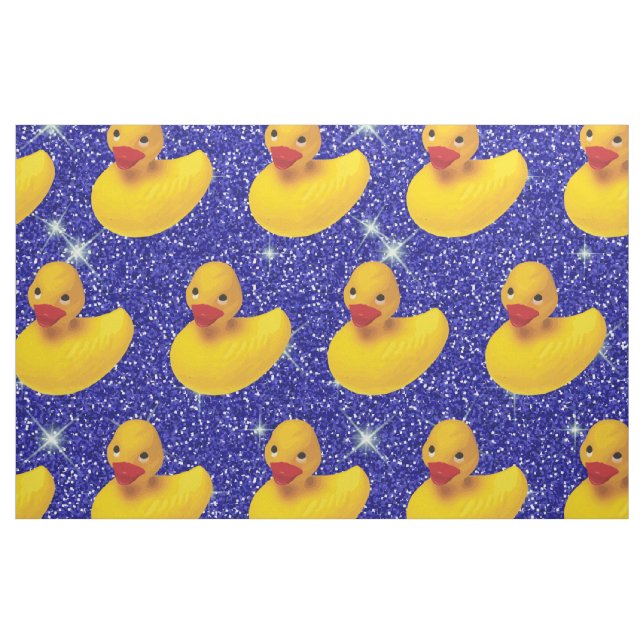 Hübscher Gummi Enten Gelber Duckie Farm Tierpark L Stoff (Fat Quarter (45,7 x 55,9 cm))
