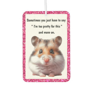 Hübscher Hamster Autolufterfrischer
