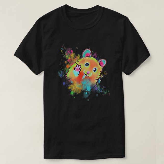 Hübscher Hamster für Jungen, Mädchen, Männer, Frau T-Shirt (Design vorne)