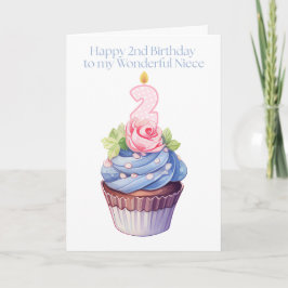 Hübscher Happy 2. Geburtstag zu meinem wunderbaren Karte