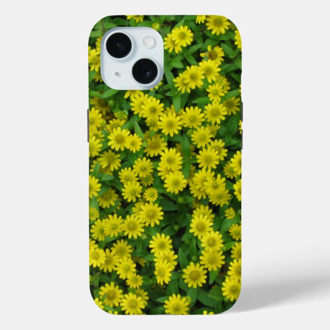 Hübscher Haufen kleiner gelber Wildblumen Case-Mate iPhone Hülle (Rückseite)