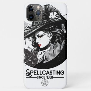 Hübscher Hexenzauber und Schwarze Katze Wicca Spel Case-Mate iPhone Hülle