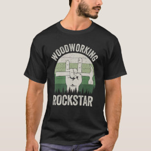 Hübscher Holzrockstar, Zimmermann, Retrowald T-Shirt