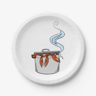 Hübscher Hummer Pappteller