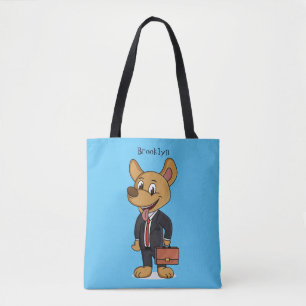 Hübscher Hund mit Anzug Cartoon