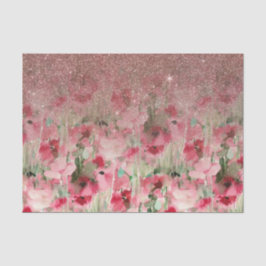 Hübscher Imitat-Rosen-GoldGlitzer auf dem Seidenpapier