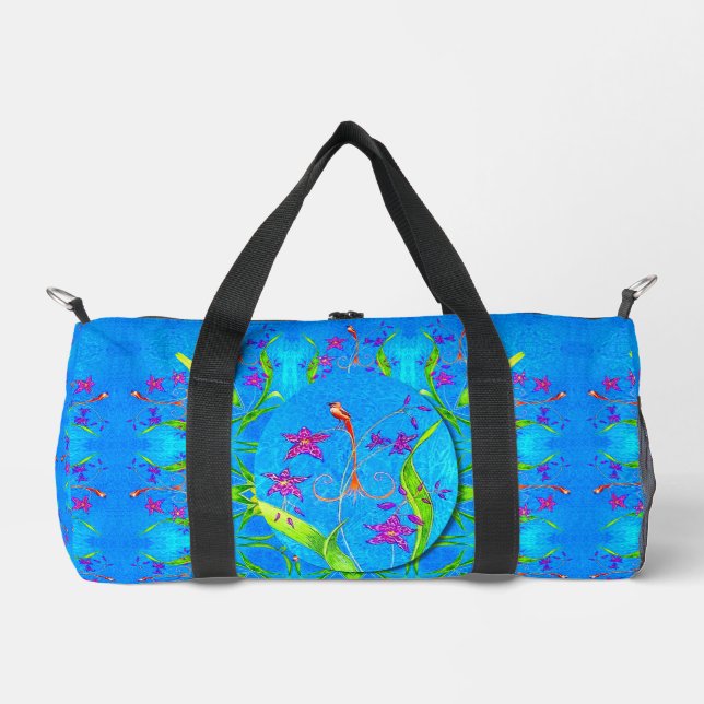 Hübscher Kleiner Orchideenvogel  Duffle Bag (Vorderseite)