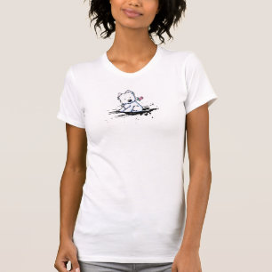 Hübscher kleiner Westie-Hund  T-Shirt