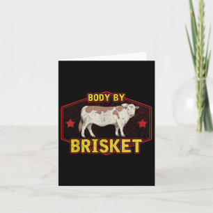 Hübscher Körper nach Brisket Fleisch Grillfleisch Karte