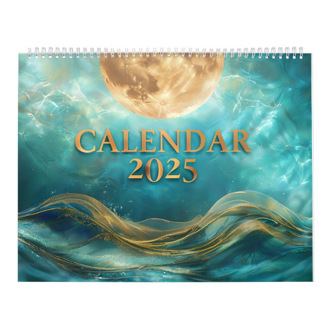 hübscher Kosmischer und Erdgeschoss-Kalender 2025 Kalender (Titelbild)