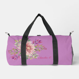 Hübscher Lavendel und rosa Bläschen Duffle Bag