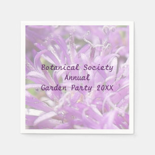 Hübscher Lavendel Wild Blume Garten Party Serviette