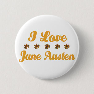 Hübscher Liebhaber Janes Austen Button