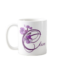 Hübscher lila Blumenname niedlich