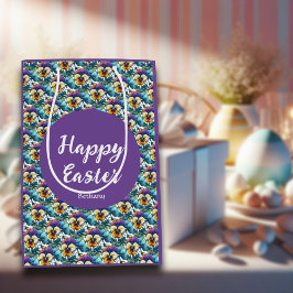 Hübscher Lila Frühjahrspantentypster Mittlere Geschenktüte