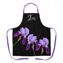 Hübscher lila Irisblütenname