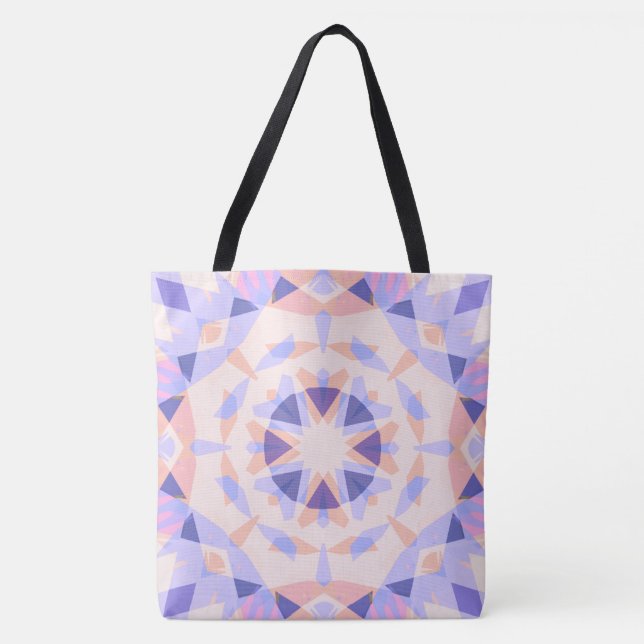 Hübscher Lila Pastellrosa Stern Eclectic Strand (Vorderseite)