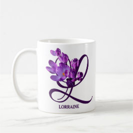 Hübscher, lila Schleim Kaffeetasse