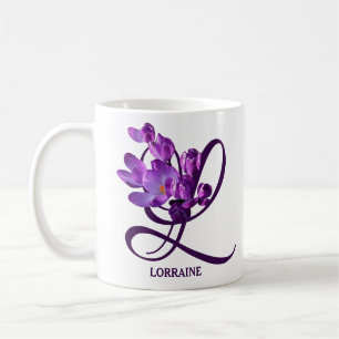 Hübscher, lila Schleim Kaffeetasse