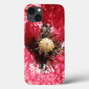 Hübscher Macro iPad-Fall für Red Poppy Blume Case-Mate iPhone Hülle