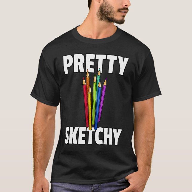 Hübscher Maler-Lehrer T-Shirt (Vorderseite)