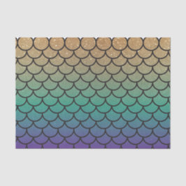 Hübscher Meerjungfrau-Schwanz Seidenpapier