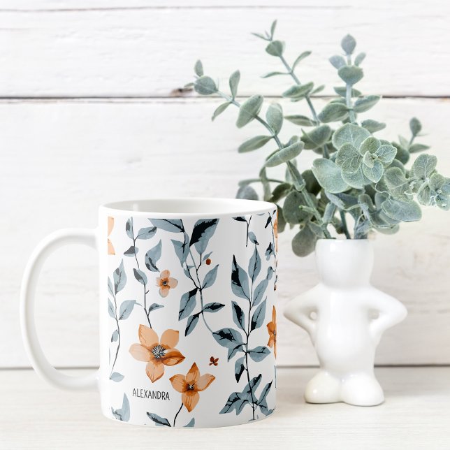Hübscher Name der Blume Personalisiert Kaffeetasse (Von Creator hochgeladen)