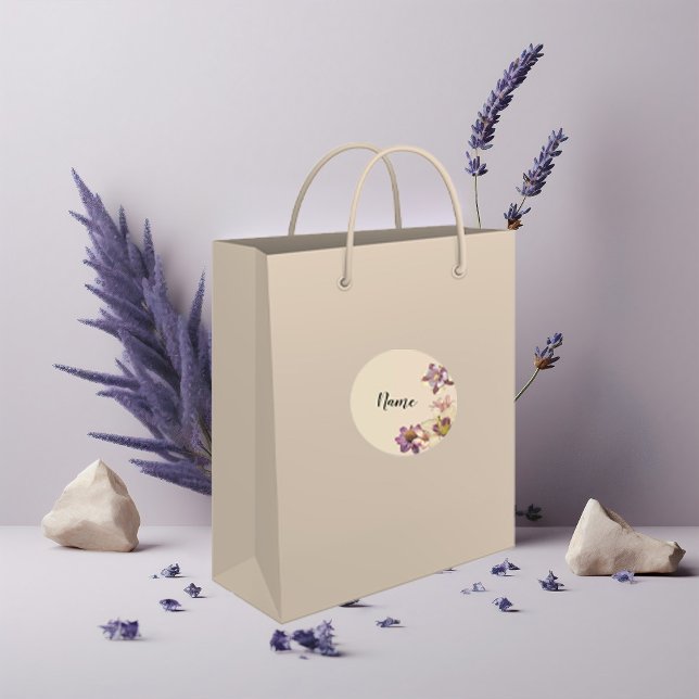 Hübscher Name Runder Aufkleber (Von Creator hochgeladen)