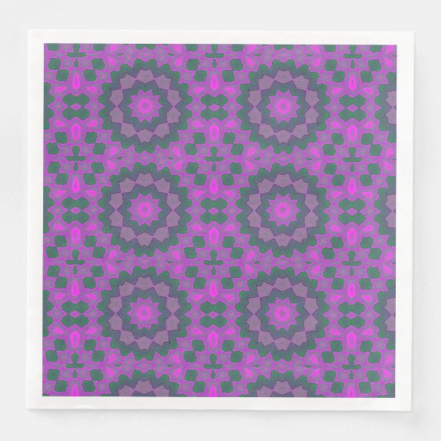 Hübscher Neonstar Serviette (Vorderseite)