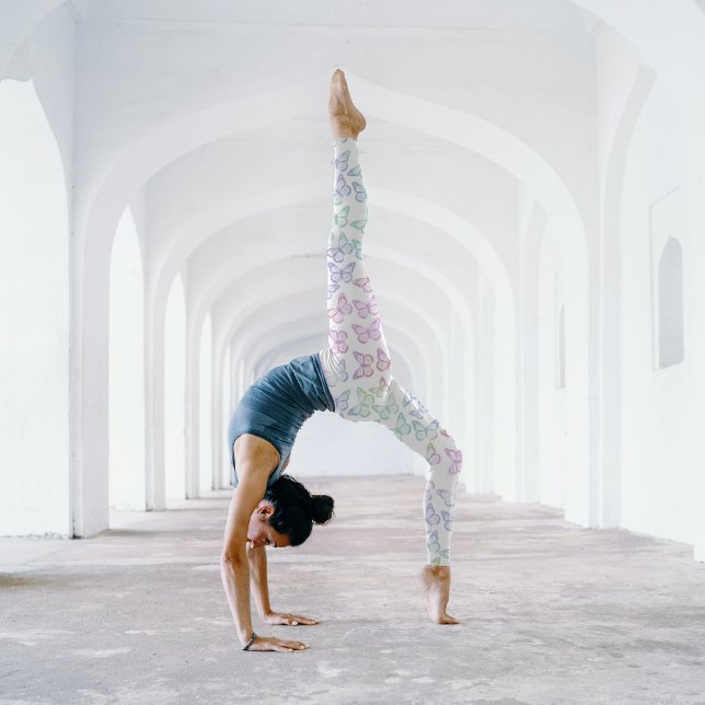 Hübscher Niedlicher Girl Pastel Butterfly Pattern  Leggings (Von Creator hochgeladen)