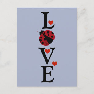 hübscher niedlicher Ladybug Postkarte