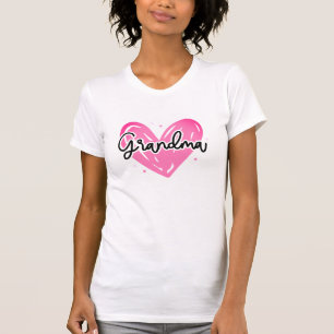 Hübscher Oma Heart T - Shirt