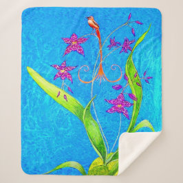Hübscher Orchid Bird Sherpadecke