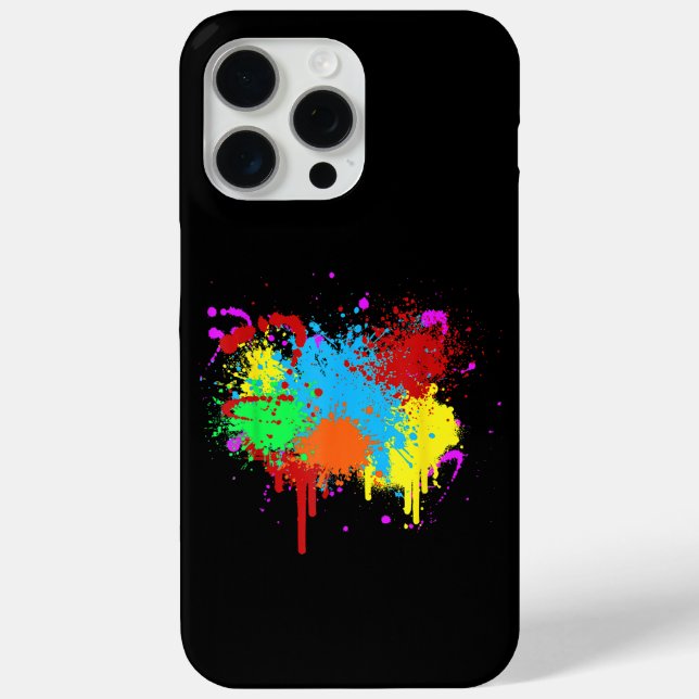 Hübscher Paint-Spritzer-Malvorgang Abstrakter Art Case-Mate iPhone Hülle (Rückseite)
