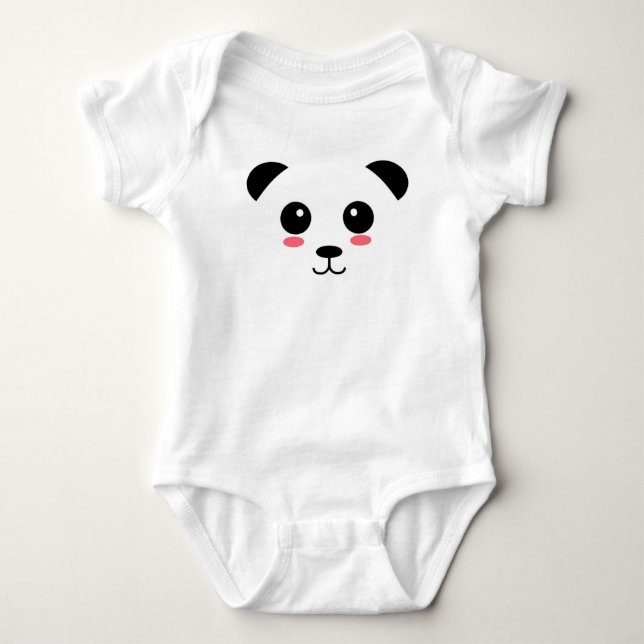 Hübscher Panda-Baseball T T-Shirt (Vorderseite)