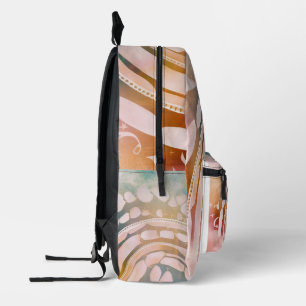 Hübscher, pastellfarbener Regenbogen Bedruckter Rucksack
