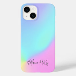 Hübscher Pastellverlauf personalisiert Case-Mate iPhone 14 Hülle
