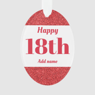 Hübscher personalisierter Geburtstagsgeschenk-Orn Ornament