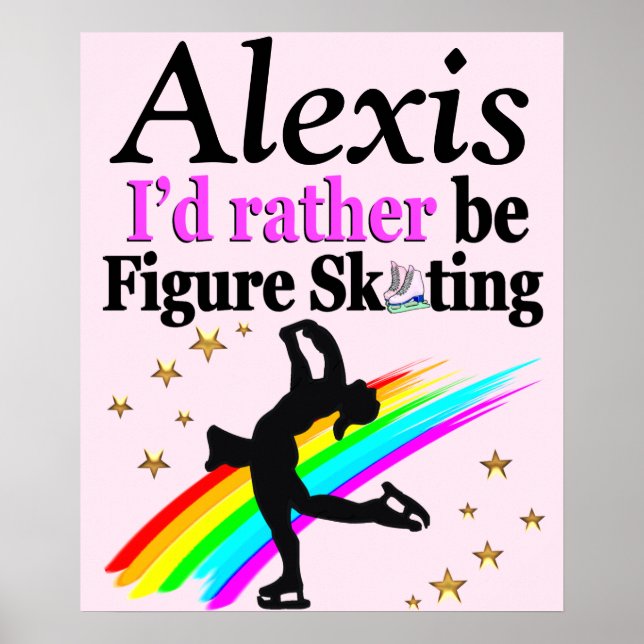 HÜBSCHER PERSONALISIERTER SKATEN POSTER (Vorne)