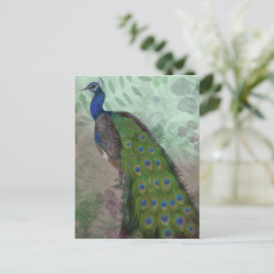 Hübscher Pfau Postkarte