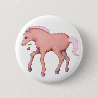 Hübscher Pferdeknopf Button