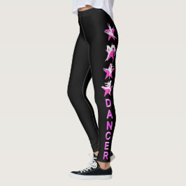HÜBSCHER PINK DANCER UND BALLERINA LEGGINGS