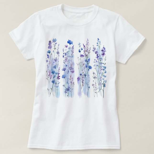 Hübscher Pinselstrich T-Shirt (Design vorne)